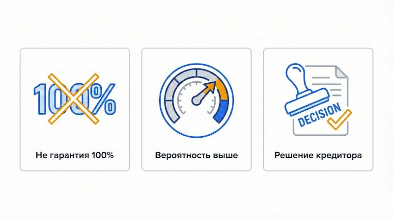 Что означает кредит без отказа: не гарантия 100%, а повышенная вероятность