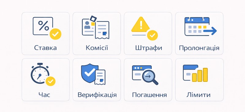 На що дивитися при виборі мікрокредиту онлайн: ставка, комісії, штрафи та умови мікропозики