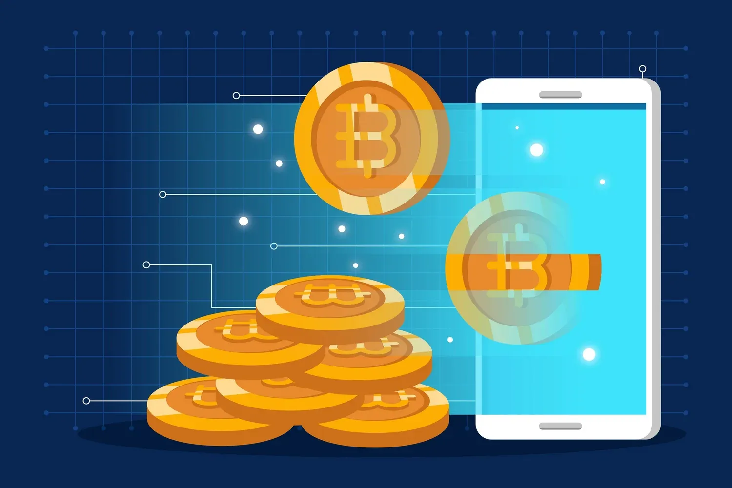 Купівля криптовалюти за гривні через смартфон